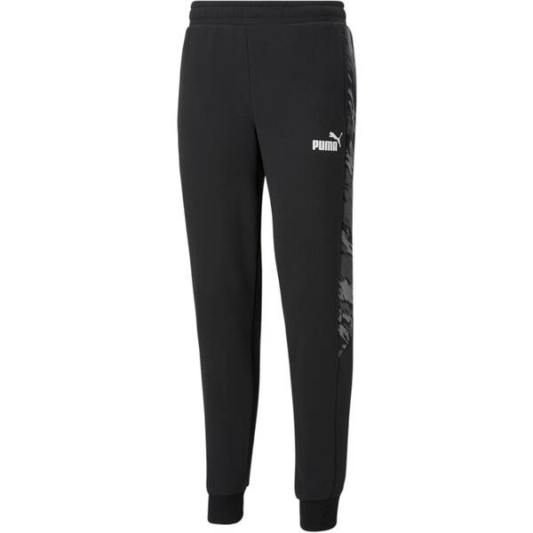 PUMA Herren Sporthose Graphic Sweat Pants FL cl