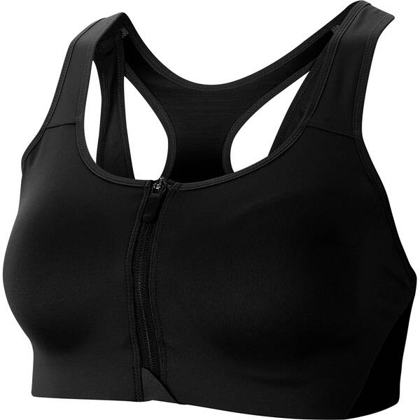 NIKE Damen Top W NK DF SHAPE ZIP FRONT BRA › Schwarz  - Onlineshop Intersport