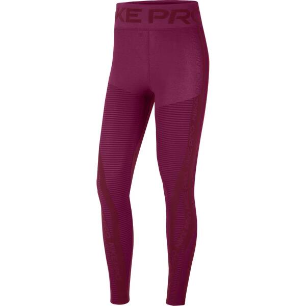 NIKE Damen Trainingstights HyperWarm › Rot  - Onlineshop Intersport