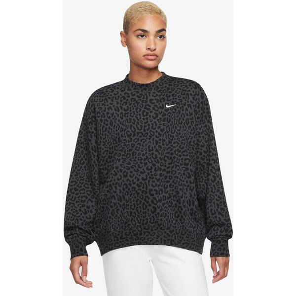 Nike Damen Sweatshirt W NK DF GT FT CREW LEOPARD AOP