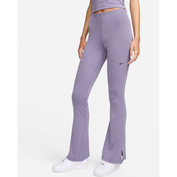 NIKE Damen Tight W NSW NK CHLL KNT MRIB MR FLR