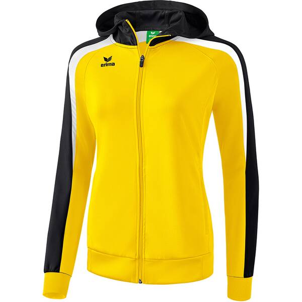 ERIMA Damen Liga 2.0 Trainingsjacke mit Kapuze › Gelb  - Onlineshop Intersport