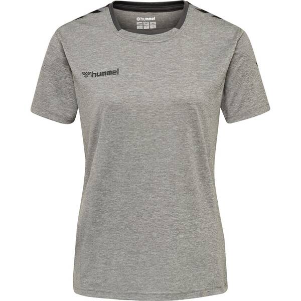 HUMMEL Fußball Teamsport Textil Trikots Authentic Poly Trikot kurzarm Damen › Grau  - Onlineshop Intersport