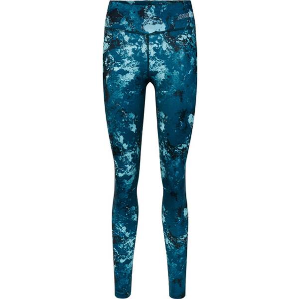 HUMMEL Damen Tight hmlTE DIGI SANDSTORM AOP MW TIGHTS › Grün  - Onlineshop Intersport