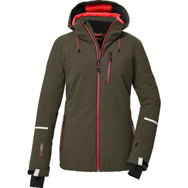 Giacca Da Sci Donna Killtec KSW 35 - Impermeabile 10.000 Mm, Traspirante, Con Paraneve E Cappuccio Regolabile
