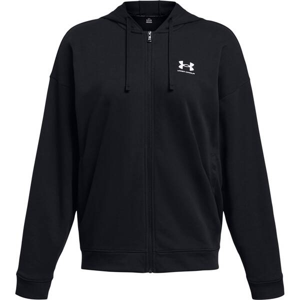 UA RIVAL TERRY OS FZ HOODED 001 XS