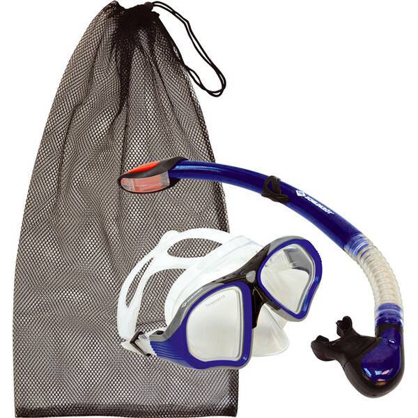 Schnorchel Set PALAU (2-teilig, im Blister + Meshbag) 000 -