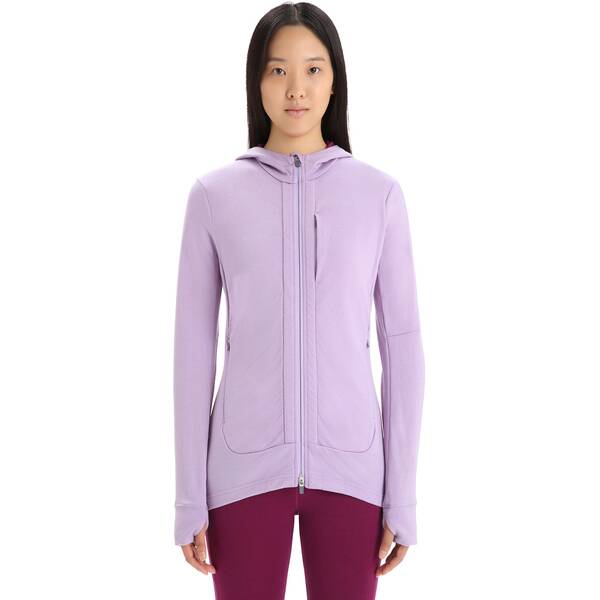 ICEBREAKER Damen Kapuzensweat W Quantum III LS Zip Hood