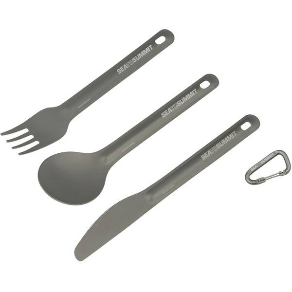 AlphaLight Cutlery Set 3pc (Knife, Fork and Spoon) GY -