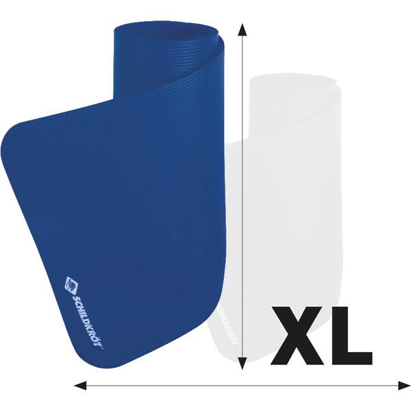 FITNESSMATTE XL, (15mm, blue), mit Tragegurt 000 -
