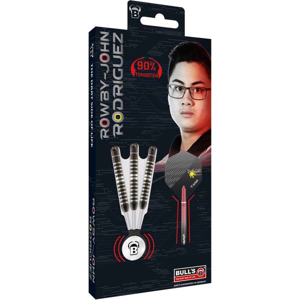 BULL'S Dartpfeil Rowby-John Rodriguez Steel Dart AN8559