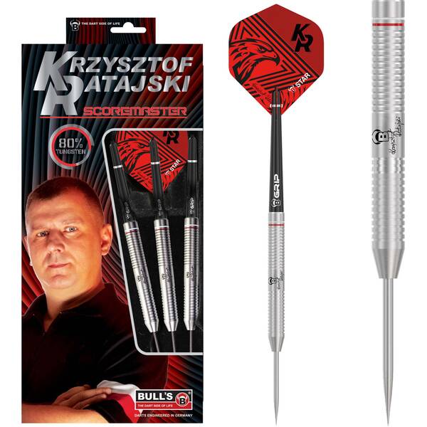 BULL'S Dartpfeil Krzysztof Ratajski Scoremaster Steel Dart AN9662