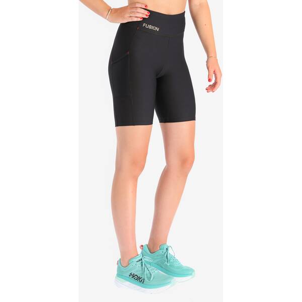 FUSION Damen Tight WOMENS C3 SHORT TRAINING TIGHTS › Schwarz  - Onlineshop Intersport