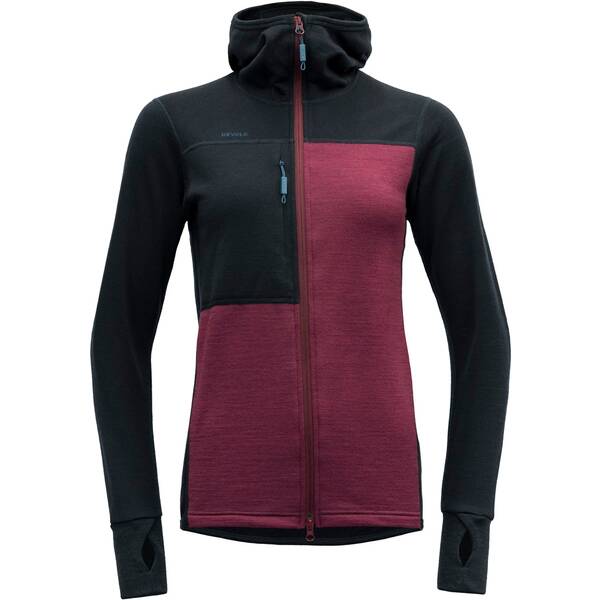 DEVOLD Damen Unterjacke NIBBA HIKING WOMAN JACKET W/HOOD