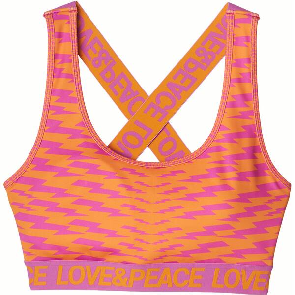 DELICATELOVE Damen Top Yoga Top SHARIVA LIGHTNING › Orange  - Onlineshop Intersport