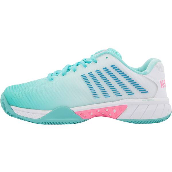 K SWISS TENNIS Damen Tennisoutdoorschuhe Damen Tennisschuhe Hypercourt Express 2 › Blau  - Onlineshop Intersport
