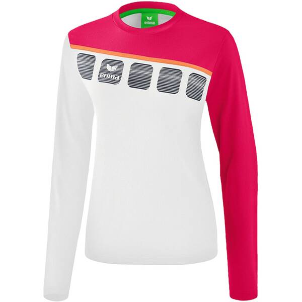 ERIMA Fußball Teamsport Textil Sweatshirts 5 C Longsleeve Damen › Weiß  - Onlineshop Intersport