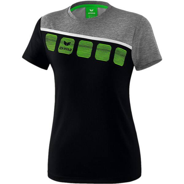 ERIMA Fußball Teamsport Textil T Shirts 5 C T Shirt Damen › Schwarz  - Onlineshop Intersport