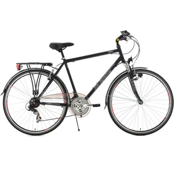 KS CYCLING Trekkingrad 28 Zoll Trekkingrad Herrenfahrrad Vegas 21 G?nge, Größe 53 in Schwarz 607066