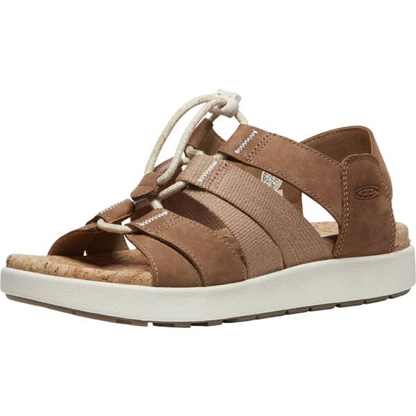 Keen Damen Sandalen ELLE MIXED STRAP W-TOASTED COCONUT/BIRCH