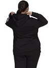 Vorschau: adidas Damen Essentials Logo Kapuzenjacke – Große Größen