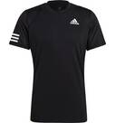Vorschau: ADIDAS Herren Tennis Shirt "Club 3 Stripes" Kurzarm