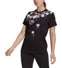 Vorschau: ADIDAS Damen Shirt Damen T-Shirt Floral Boyfriend