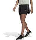 Vorschau: ADIDAS Damen Shorts Run Icons 3-Streifen Running Skort