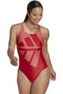 Vorschau: adidas Damen Logo Graphic Badeanzug
