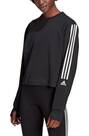 Vorschau: adidas Damen AEROREADY Designed to Move Cotton-Touch Sweatshirt