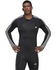 Vorschau: ADIDAS Herren Shirt Techfit 3-Streifen Training