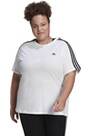 Vorschau: ADIDAS Damen Shirt Essentials Slim 3-Streifen Große Größen