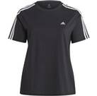 Vorschau: ADIDAS Damen Shirt Essentials Slim 3-Streifen Große Größen