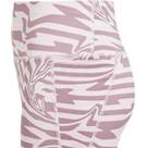 Vorschau: ADIDAS Kinder Tight AEROREADY Allover Print Optime High-Rise 7/8 Pocket Kids