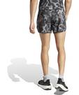 Vorschau: ADIDAS Herren Shorts Own the Run 3-Streifen Allover Print (Länge 7 Zoll)