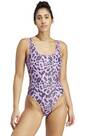 Vorschau: ADIDAS Damen Badeanzug Essentials Animal Print U-Back