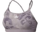 Vorschau: ADIDAS Damen BH Aeroreact Training Essentials Light Support Tie-Dye Flower-Print