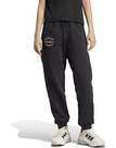Vorschau: ADIDAS Damen Hose Signature Graphic Print Fleece Loose