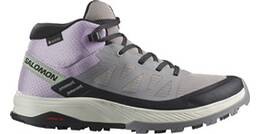 Vorschau: SALOMON Damen Multifunktionsstiefel SHOES OUTRISE MID GTX W Gull/Orchid Bloo