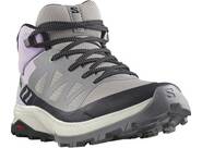 Vorschau: SALOMON Damen Multifunktionsstiefel SHOES OUTRISE MID GTX W Gull/Orchid Bloo