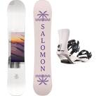 Vorschau: SALOMON Snowboard BOARD SET LOTUS+RHYTHM MAUVE