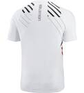 Vorschau: SALOMON Herren SENSE AERO SS TEE M WHITE/Fiery Red/BLAC