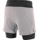 Vorschau: SALOMON Herren Shorts SENSE 2IN1 SHORTS M Frost Gray