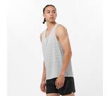 Vorschau: SALOMON Herren T-Shirt SENSE AERO SINGLET GFX M Gray Violet/LIG