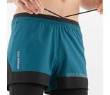 Vorschau: SALOMON Herren Shorts CROSS 2IN1 SHORTS M DEEP DIVE/DEEP BLACK