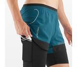 Vorschau: SALOMON Herren Shorts CROSS 2IN1 SHORTS M DEEP DIVE/DEEP BLACK