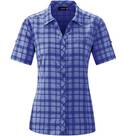 lilac white check
