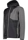 Vorschau: CMP Herren Kapuzensweat MAN HYBRID JACKET FIX HOOD