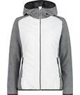 Vorschau: CMP Damen Kapuzensweat WOMAN JACKET HYBRID FIX HOOD