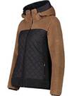 Vorschau: CMP Damen Kapuzensweat WOMAN JACKET HYBRID FIX HOOD